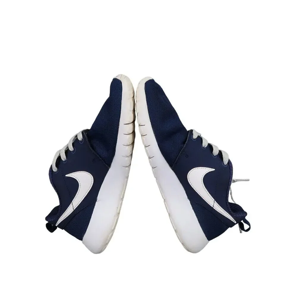 Nike Shoes Youth 4.5 Sneakers Lifestyle Athletic Roshe One Blue White Running GS